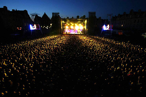 La scène du Mainsquare Festival